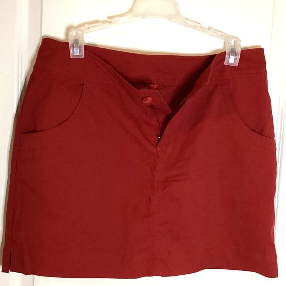 Avia Women's Red Skort Skirt Golfing Golf Size M Sports Tennis Activewear - Picture 2 of 8